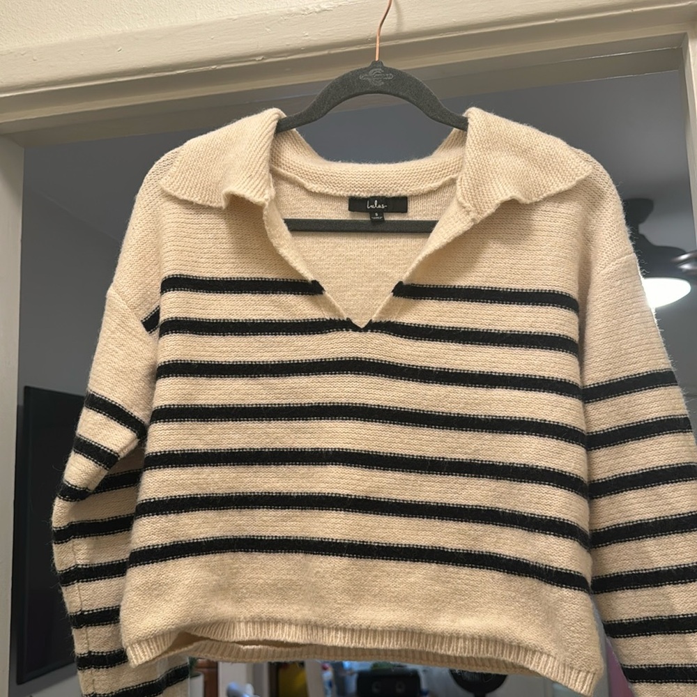 Striped lulus sweater